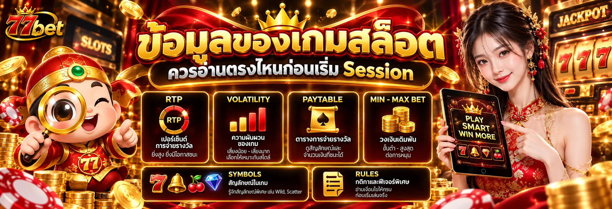 ข้อมูลของเกมสล็อตควรอ่านตรงไหนก่อนเริ่ม Session